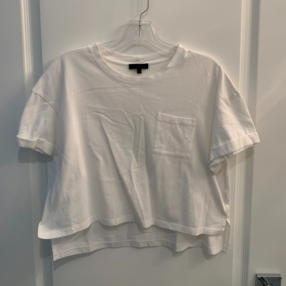 The Range Basic White T-Shirt - Cropped